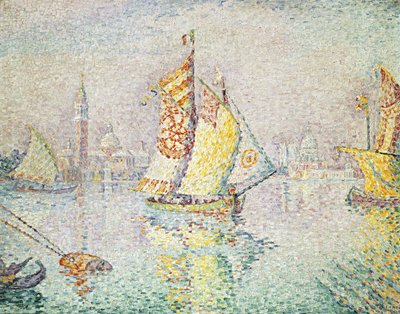 Das gelbe Segel, Venedig, 1904 von Paul Signac